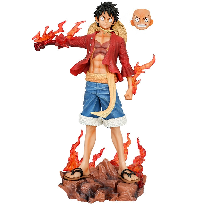 26cm One Piece Monkey D Luffy Cartoon Anime PVC Figure