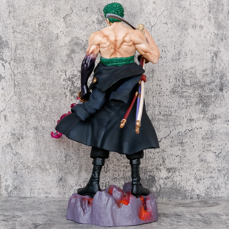 50CM GK One Piece Roronoa Zoro Cartoon PVC Anime Figure Toy