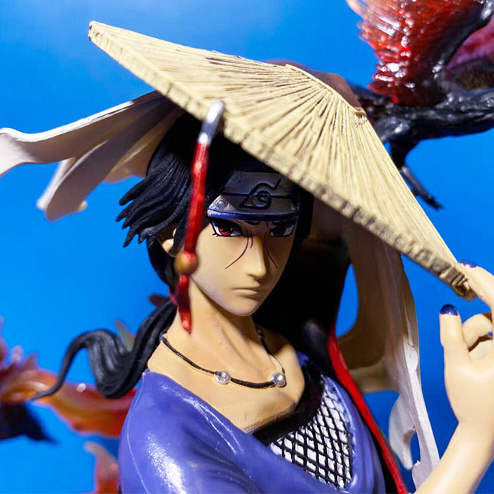 32CM Naruto Uchiha Itachi Cartoon Anime PVC Figure Toy