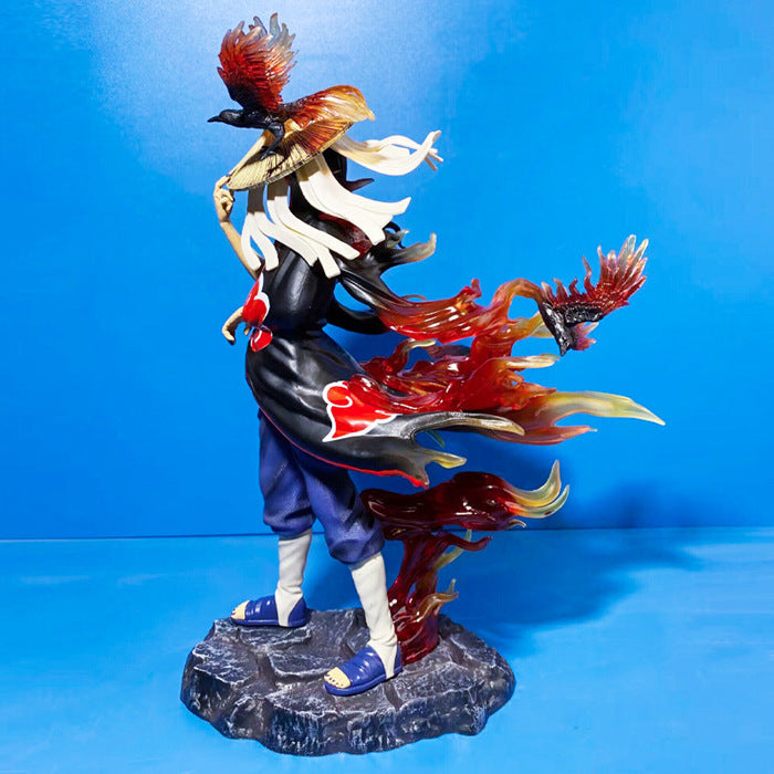 32CM Naruto Uchiha Itachi Cartoon Anime PVC Figure Toy