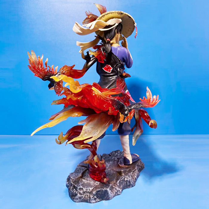 32CM Naruto Uchiha Itachi Cartoon Anime PVC Figure Toy