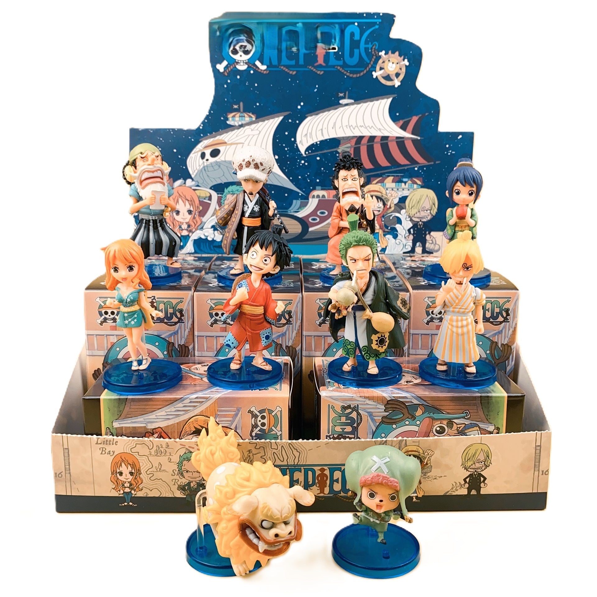 10 One Piece Kimono Blind Boxes (5-9cm)