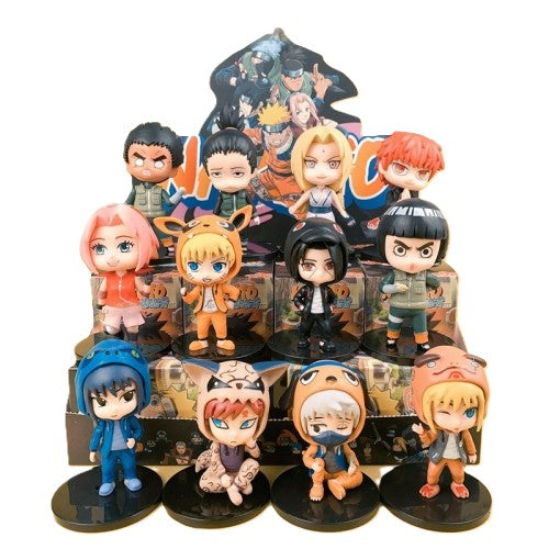 14 Naruto-themed Hoodie Blind Boxes (8-10cm)