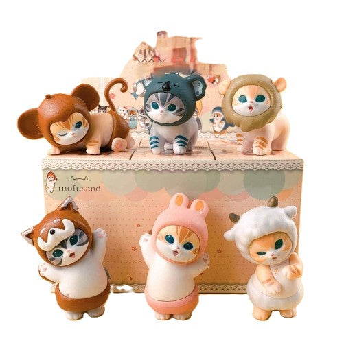 6 Fushan Cat Party (5-9cm)